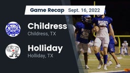 Recap: Childress  vs. Holliday  2022