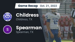 Recap: Childress  vs. Spearman  2022