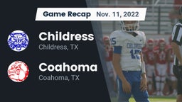 Recap: Childress  vs. Coahoma  2022