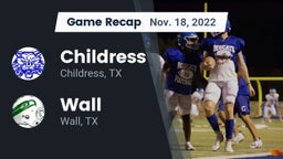 Recap: Childress  vs. Wall  2022