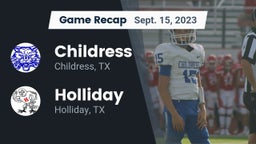 Recap: Childress  vs. Holliday  2023