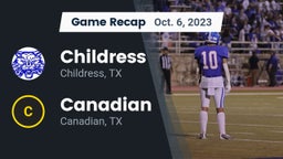 Recap: Childress  vs. Canadian  2023