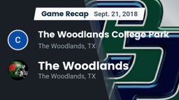 Recap: The Woodlands College Park  vs. The Woodlands  2018