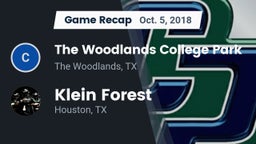 Recap: The Woodlands College Park  vs. Klein Forest  2018