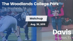 Matchup: College Park High vs. Davis  2019