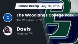 Recap: The Woodlands College Park  vs. Davis  2019