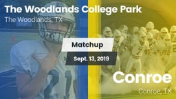 Matchup: College Park High vs. Conroe  2019