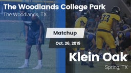 Matchup: College Park High vs. Klein Oak  2019