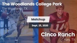 Matchup: College Park High vs. Cinco Ranch  2020