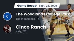 Recap: The Woodlands College Park  vs. Cinco Ranch  2020