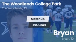 Matchup: College Park High vs. Bryan  2020