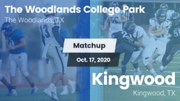 Matchup: College Park High vs. Kingwood  2020