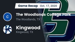 Recap: The Woodlands College Park  vs. Kingwood  2020