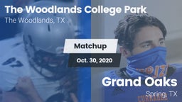 Matchup: College Park High vs. Grand Oaks  2020