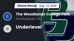 Recap: The Woodlands College Park  vs. Underlevel 2020