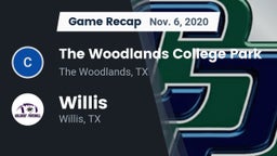 Recap: The Woodlands College Park  vs. Willis  2020