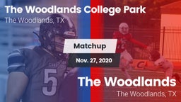 Matchup: College Park High vs. The Woodlands  2020
