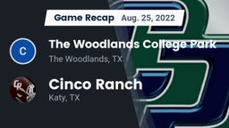 Recap: The Woodlands College Park  vs. Cinco Ranch  2022