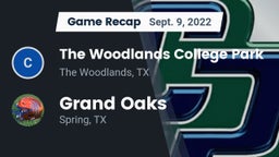 Recap: The Woodlands College Park  vs. Grand Oaks  2022