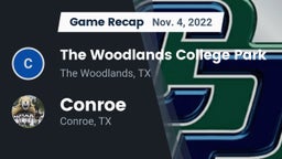 Recap: The Woodlands College Park  vs. Conroe  2022