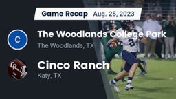Recap: The Woodlands College Park  vs. Cinco Ranch  2023