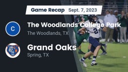 Recap: The Woodlands College Park  vs. Grand Oaks  2023