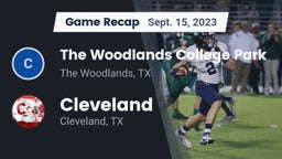 Recap: The Woodlands College Park  vs. Cleveland  2023