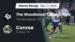 Recap: The Woodlands College Park  vs. Conroe  2023