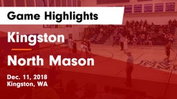 Kingston  vs North Mason  Game Highlights - Dec. 11, 2018