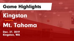 Kingston  vs Mt. Tahoma Game Highlights - Dec. 27, 2019