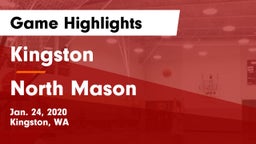 Kingston  vs North Mason  Game Highlights - Jan. 24, 2020