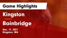 Kingston  vs Bainbridge  Game Highlights - Dec. 17, 2021