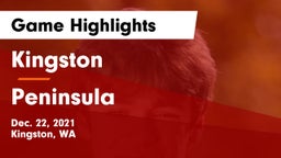 Kingston  vs Peninsula  Game Highlights - Dec. 22, 2021