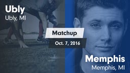 Matchup: Ubly  vs. Memphis  2016