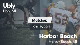 Matchup: Ubly  vs. Harbor Beach  2016