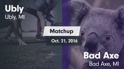 Matchup: Ubly  vs. Bad Axe  2016
