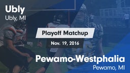 Matchup: Ubly  vs. Pewamo-Westphalia  2016