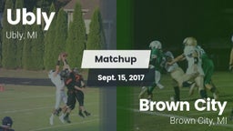 Matchup: Ubly  vs. Brown City  2017