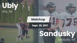 Matchup: Ubly  vs. Sandusky  2017