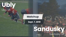 Matchup: Ubly  vs. Sandusky  2018