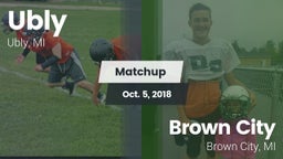 Matchup: Ubly  vs. Brown City  2018
