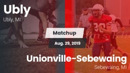 Matchup: Ubly  vs. Unionville-Sebewaing  2019