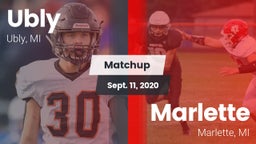 Matchup: Ubly  vs. Marlette  2020