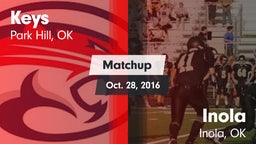 Matchup: Keys  vs. Inola  2016