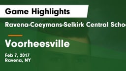 Ravena-Coeymans-Selkirk Central School District vs Voorheesville  Game Highlights - Feb 7, 2017
