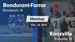 Matchup: Bondurant-Farrar vs. Knoxville  2016