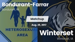 Matchup: Bondurant-Farrar vs. Winterset  2017