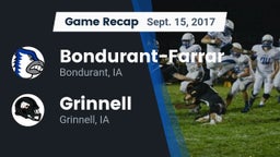 Recap: Bondurant-Farrar  vs. Grinnell  2017