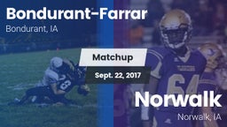 Matchup: Bondurant-Farrar vs. Norwalk  2017