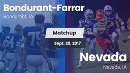 Matchup: Bondurant-Farrar vs. Nevada  2017